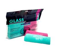 Panno GLASS ULTIMATE MICROFIBER CLOTHS PROFESSIONALE PER PULIZIA VETRI PZ 2