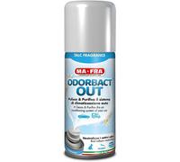 2x MAFRA ODORBACT OUT AEROSOL ELIMINA ODORI IGIENIZZANTE CONDIZIONATORI TALCO