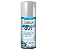 Ma-Fra, Odorbact Out Talc Fragrance, Spray Purificante per Climatizzatori Auto, Neutralizza i Cattivi Odori e Rilascia una Piacevole Fragranza al Talco, Formato 150ml