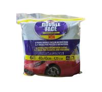 MA-FRA Ma-Fra Panni Double Face in Microfibra, Set da 6, 40x40 cm