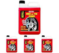 Ma-Fra Pulitore Cerchi e Gomme, Deterge e Sgrassa Gli Pneumatici delle Auto, Ideale per Rinnovare Cerchi e Gomme, Utilizzabile con Schiuma o Senza Schiuma, Formato 4500ml (Confezione da 4)