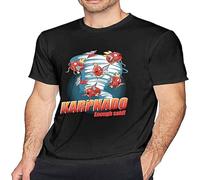 Ma-Gikarp Men's T-Shirt Adult Short Sleeve Tee Fashion Summer Tops Black L