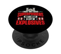 Ma ho un sacco di esplosivi - Ingegneria Ingegnere Combattimento PopSockets PopGrip Adesivo