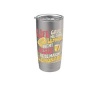 Ma il mio Gesù Egli Be Makin' Lemonade Stand Lemonade Bicchiere termico in acciaio inox doppia parete