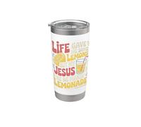 Ma il mio Gesù Egli Be Makin' Lemonade Stand Lemonade Bicchiere termico in acciaio inox doppia parete
