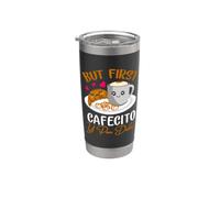 Ma il primo Cafecito Y Pan-Dulce Concha amante del caffè messicano Bicchiere termico in acciaio inox doppia parete