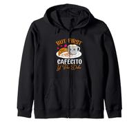 Ma Il Primo Cafecito Y Pan-Dulce Concha Amante del caffè Messicano Felpa con Cappuccio