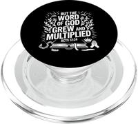 Ma la Parola di Dio è cresciuta Atti 12 Scrittura Power Design PopSockets PopGrip per MagSafe