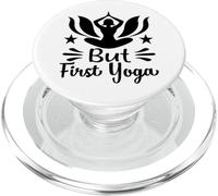 Ma la prima meditazione yoga mattutina Lotus Pose PopSockets PopGrip per MagSafe