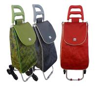 Ma Maison 1 Carrello Portaspesa Trolley per la Spesa da 25 Litri con Ruote Girevoli per le Scale - Sacca Colorata, Manico Ergonomico, Impermeabile, Saliscale, Leggero - Facile Trasporto Assortito