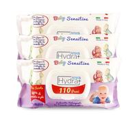 Ma Maison 330 Salviettine Umidificate Ultra Delicate per Neonati e Bambini - Salviette,Cambio Pannolino, Clinicamente Testate, Ingredienti Naturali - 3 Conf. da 110 pz (Sensitive | Camomilla | 330 Pz)