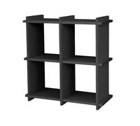 MA MAISON Bacheca in Legno a 4 Posti: Da Parete, 35x13x35 cm, Ideale per Organizzare con Stile Ogni Ambiente (Nero)