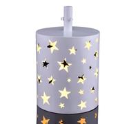 MA MAISON Base Supporto per Albero di Natale - Effetto Tronco Realistico, in PVC, Gancio Metallo, Supporto per Alberi, Decorazioni - Kit di Fissaggio (Base Bianca)