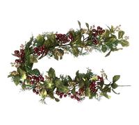 Ma Maison Decorazioni Natale - Dietro Porta con bacche, Rosse, Dorate, da appendere, per Ingresso, Salone, Elegante - Ornamenti Natalizi (150 CM)