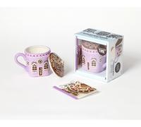 Ma maison pain d'épices: Coffret avec 1 mug et 1 livre de recettes spécial Noël