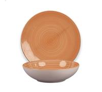 MA MAISON Servizio Piatti Sunflower 12 Pezzi in Ceramica Set Piatti per 6 Persone Idea Regalo - 6 piatti piani, 6 fondi -Tavola e Cucina Colorato per Lavastoviglie