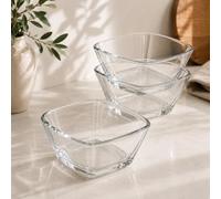 MA MAISON Set 3 Ciotoline in Vetro per Aperitivi e Dessert 10x6 cm | Monoporzione lavabili e riutilizzabili, ideali per finger food, buffet, dessert, snack e antipasti.