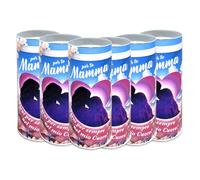 Ma Maison Set 6 Ceri Votivi Mamma 58x13 cm, Lumino Funerale - Candele Decorative, con Scritta, Non Profumata, Colorato, Durata 2 Giorni, Cimitero, Lapide - per i Tuoi Cari