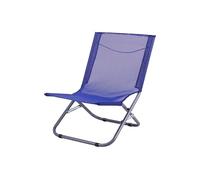 MA MAISON Spiaggina Pieghevole Relax 61x48x62 cm Traspirante - Richiudibile, Alluminio, Spiaggia, Leggera, Piscina, Campeggio - Leggera per Spazi Ridotti Max 120 Kg