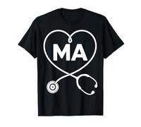 MA Medical Assistant - Stetoscopio cardiaco Maglietta