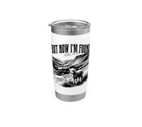 Ma ora sono trovato Luke 15:10 Christian Lamb Mountain Tee Bicchiere termico in acciaio inox doppia parete