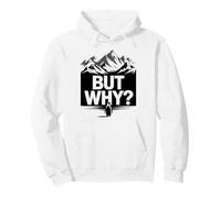 Ma perché Divertente Penguin Mountain Hiking Meme Felpa con Cappuccio