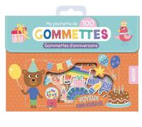 Ma pochette de 100 gommettes d'annversaire