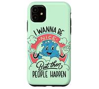 Ma poi le persone accadono - Divertente Retro Antisociale Umorismo Custodia per iPhone 11
