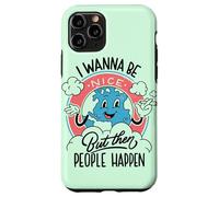 Ma poi le persone accadono - Divertente Retro Antisociale Umorismo Custodia per iPhone 11 Pro