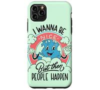Ma poi le persone accadono - Divertente Retro Antisociale Umorismo Custodia per iPhone 11 Pro Max
