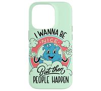 Ma poi le persone accadono - Divertente Retro Antisociale Umorismo Custodia per iPhone 14 Pro