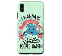 Ma poi le persone accadono - Divertente Retro Antisociale Umorismo Custodia per iPhone XS Max