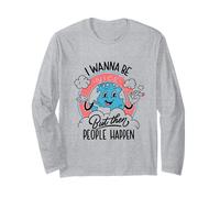 Ma Poi Le Persone accadono - Divertente Retro Antisociale Umorismo Maglia a Manica