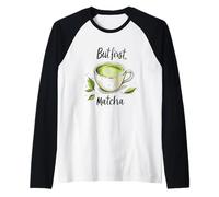 Ma Prima di Tutto Matcha: Il tè Verde alla Moda Maglia con Maniche Raglan