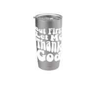 Ma prima lasciami ringraziare Dio, Groovy Cool Christian, Christian Bicchiere termico in acciaio inox doppia parete
