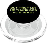 Ma prima lasciami ringraziare Dio, Maui, Hawaii, Christian PopSockets PopGrip per MagSafe