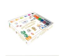 Ma p'tite palette Joli quotidien à l'aquarelle: Coffret avec 1 palette, 10 plaches prêtes-à-peindre et 1 pinceau