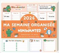 Ma semaine organisée avec Niniwanted: De janvier à décembre 2026