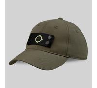 Ma.strum Badge Baseball Cap MAS6335 Verde Militare Unisex TU New SS26