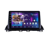 Ma-zda 3 2013 - 2017 doppio DIN 9 pollici Android 14 Car Stereo - Touch Screen, Wireless CarPlay / Android Auto, navigazione GPS, Bluetooth, 8 Core, 4G WiFi, Plug & Play, 2G + 32G Storage