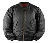 MA1 Giacca Flieger Nero Bomberjacke US Pilotenjacke Blouson Wendejacka