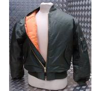 MA1 Giacca Stile Bomber Militare US Mod / Scooter / Motociclisti Tutte le Taglie