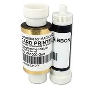 MA1000K Gold Ribbon MA1000K Nastro monocromatico compatibile per Magicard Enduro 3E Enduro Rio Pro Pronto Enduro+ 1000 Stampe