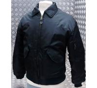 MA2 Cwu Giacca Stile Bomber Militare US Mod / Scooter/Bikers Nero - Tutti Taglie