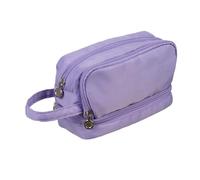 Grande Astuccio Scolastico Viola - Espandibile a Tre Scomparti