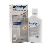 Maalox 4%+3,5% Sospensione Orale Aroma Menta Trattamento Bruciore e Acidità di Stomaco, 250ml