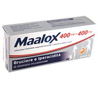 Maalox 40 Compresse Masticabili 400 Mg+400 Mg