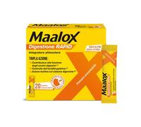 Maalox Digestione Rapid Integratore Cattiva Digestione E Acidità Di Stomaco Adulti E Bambini 6+ 20 Bustine