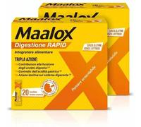 Maalox Digestione Rapid BIPACCO 2x20 Bustine Orosolubili Integratore Digestivo