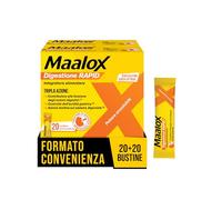 Maalox Digestione RAPID, Integratore per Cattiva Digestione, 20+20 Bustine